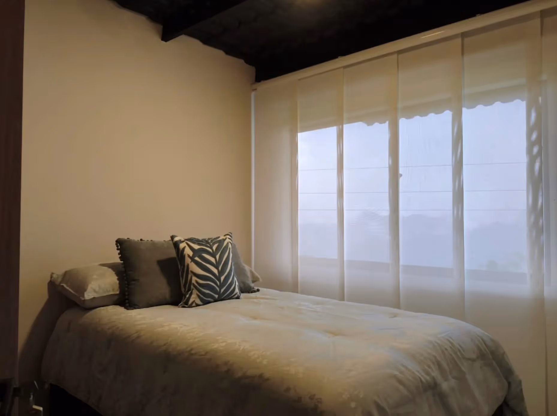 Terraza con vista al bosque nuboso