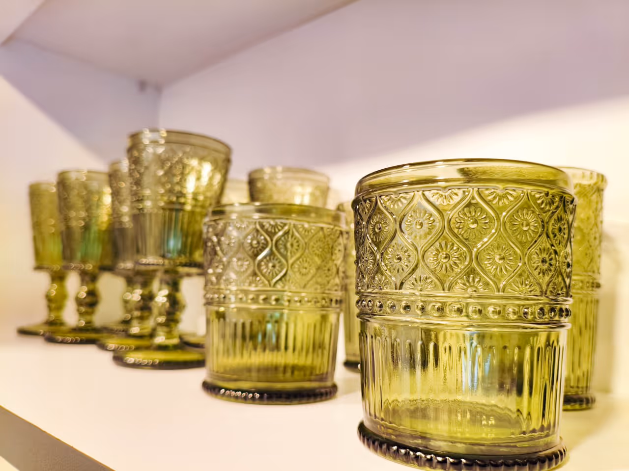 Cristalería y vasos